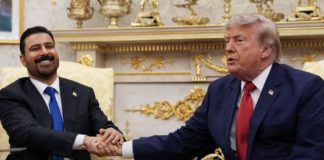 The New York Times: “ირანმა უარყო ტრამპის მიერ თეთრ სახლში ვიზიტის შემდეგ თეირანისთვის ერაყის პრემიერ-მინისტრის, ალი ალ-ზაიდის მიერ წარდგენილი აშშ-ის დროებითი ცეცხლის შეწყვეტის წინადადება”